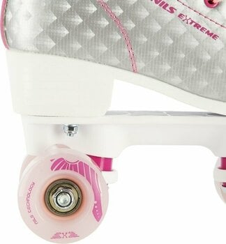 Double Row Roller Skates Nils Extreme NQ14198 Pink 35 Double Row Roller Skates - 5