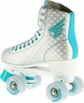 Schaatsen met dubbele rij Nils Extreme NQ14198 Turquoise 35 Schaatsen met dubbele rij - 3