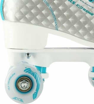 Double Row Roller Skates Nils Extreme NQ14198 Turquoise 35 Double Row Roller Skates - 5