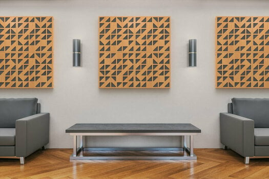 Diffuseur Acoustiques Vicoustic VicPattern Ultra Triangles Brown Oak - 3