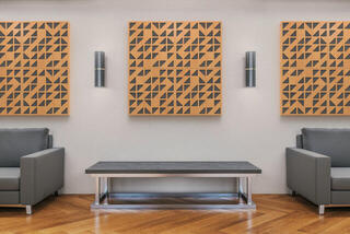 Difusor Vicoustic VicPattern Ultra Triangles Metallic Copper Difusor - 1