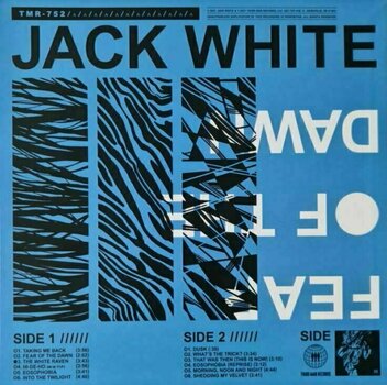 Vinyl Record Jack White - Fear Of The Dawn (Blue Vinyl) (Limited Edition) (LP) - 12