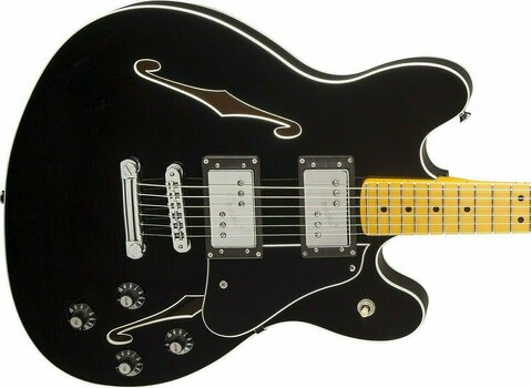 Semi-akoestische gitaar Fender Starcaster BK - 4