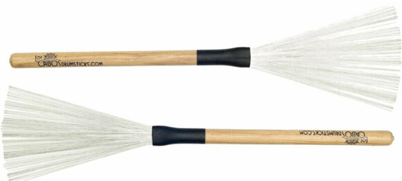 Brushes Los Cabos LCDBRH Red Hickory Wire Brushes - 2