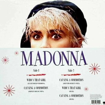 Madonna - Who's That Girl / Causing A Commotion (35th Anniversary) (RSD 2022) (Red Vinyl) (LP)