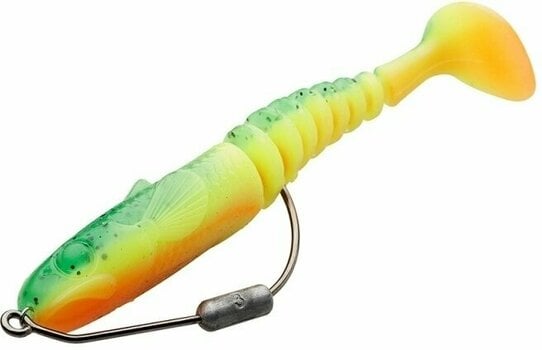 Gumová nástraha Savage Gear Gobster Shad Dark Water Mix Firecracker-Lemoncracker-White Flash-Olive Hot Orange-Fluo Yellow Glow 11,5 cm 16 g - 6