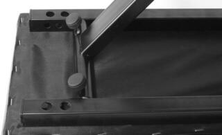 Metal piano stool
 Revoltage BENCH 003 Metal piano stool Black - 5