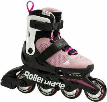 Roller Skates Rollerblade Microblade Pink/White 28-32 Roller Skates - 6