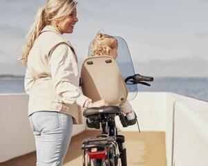 Child seat/ trolley Urban Iki Front Bike Seat Ta-ke CA Inaho Beige/Bincho Black Child seat/ trolley - 2
