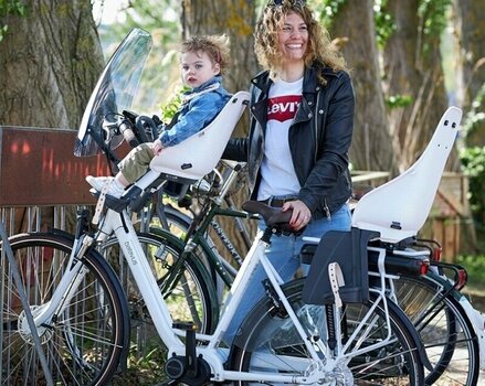 Gyerekülés és pótkocsi kerékpárokhoz Urban Iki Rear Childseat Shinju White/Bincho Black Gyerekülés és pótkocsi kerékpárokhoz - 4