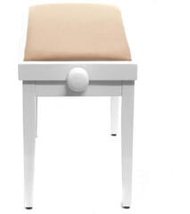 Tabouret de piano en bois Pianonova SG 801 Tabouret de piano en bois White - 1