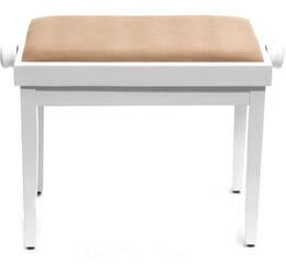 Tabouret de piano en bois Pianonova SG 801 Tabouret de piano en bois White - 3