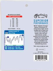 Guitar strings Martin MA140PK3 Authentic SP Guitar strings - 1