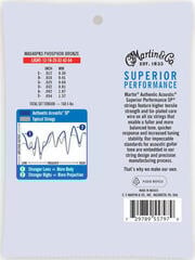 Guitar strings Martin MA540PK3 Authentic SP Guitar strings - 1