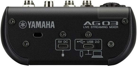 Mikser analogowy Yamaha AG03 MK2 BK - 3