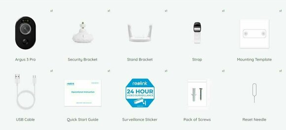 Sistema de câmara inteligente Reolink Argus 3 Pro Branco Sistema de câmara inteligente - 7