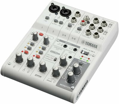 Table de mixage analogique Yamaha AG06 MK2 WH - 4