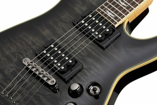 Elektrická kytara Schecter OMEN EXTREME 6 SeeThru Black - 2