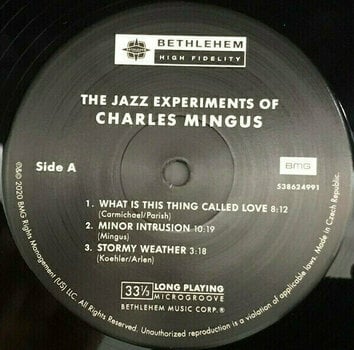 Грамофонна плоча Charles Mingus - The Jazz Experiments Of Charles Mingus (LP) - 2