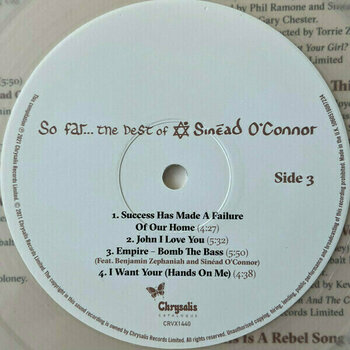 Vinyl Record Sinead O'Connor - So Far…The Best Of (LP) - 4