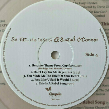 Vinyl Record Sinead O'Connor - So Far…The Best Of (LP) - 5