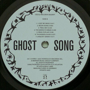 Δίσκος LP Cécile Salvant Mclorin - Ghost Song (LP) - 3