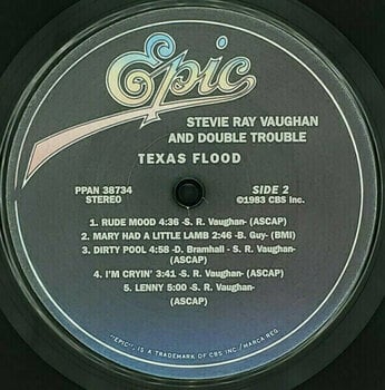 Vinyl Record Stevie Ray Vaughan - Texas Flood (2 LP) - 3