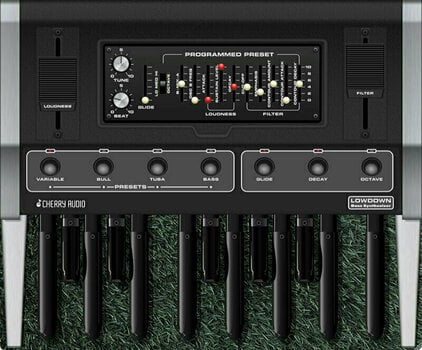 VST Instrument Studio programvara Cherry Audio Lowdown Bass Synthesizer (Digital produkt) - 3