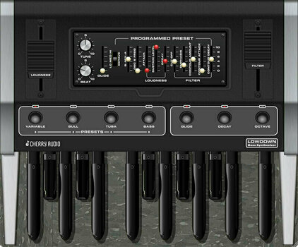 Software de estúdio de instrumentos VST Cherry Audio Lowdown Bass Synthesizer (Produto digital) - 5
