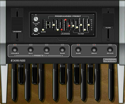Software de estúdio de instrumentos VST Cherry Audio Lowdown Bass Synthesizer (Produto digital) - 6