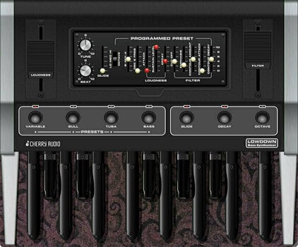 Software de estúdio de instrumentos VST Cherry Audio Lowdown Bass Synthesizer (Produto digital) - 7