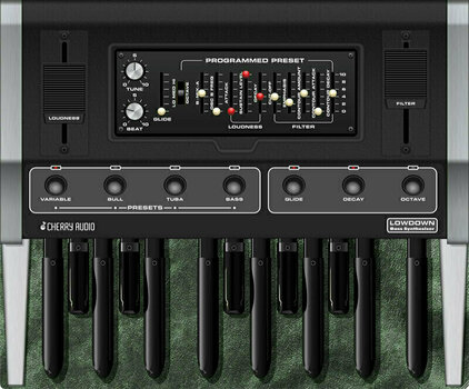 Software de estúdio de instrumentos VST Cherry Audio Lowdown Bass Synthesizer (Produto digital) - 10