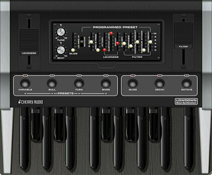 Software de estúdio de instrumentos VST Cherry Audio Lowdown Bass Synthesizer (Produto digital) - 12