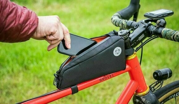 Чанта за велосипеди Agu Top-Tube Bag Venture Black 0,7 L - 9
