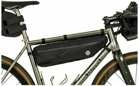Bicycle bag Agu Tube Frame Bag Venture Medium Black M 4 L - 7
