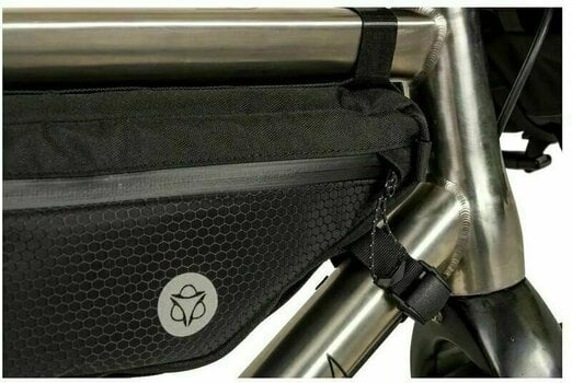 Saco para bicicletas Agu Tube Frame Bag Venture Medium Bolsa de quadro Black M 4 L - 9