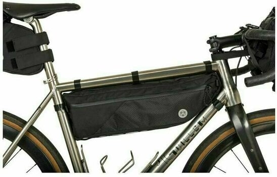 Cyklistická taška Agu Tube Frame Bag Venture Large Black L 5,5 L - 7