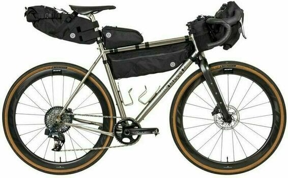 Cykeltaske Agu Tube Frame Bag Venture Large Black L 5,5 L - 11
