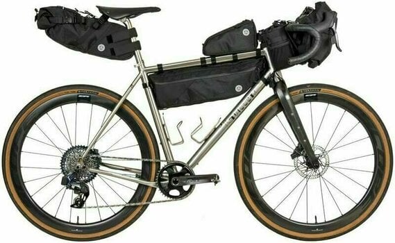 Cykeltaske Agu Tube Frame Bag Venture Large Black L 5,5 L - 12