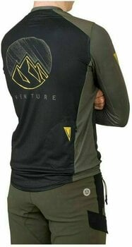 Cyklodres/ tričko Agu MTB Jersey LS Venture Dres Army Green L - 4