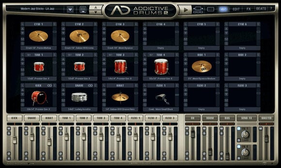 Updates en upgrades XLN Audio AD2: Modern Jazz Sticks (Digitaal product) - 2
