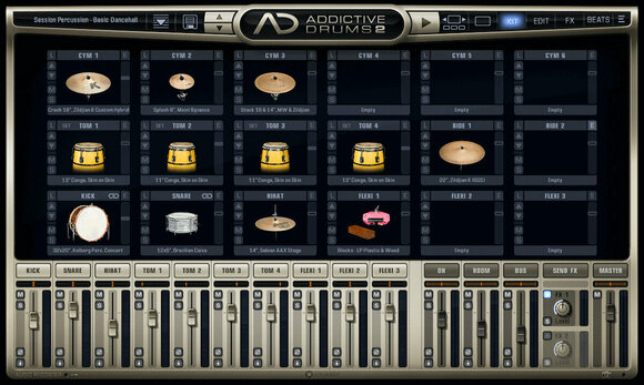 Updates & Upgrades XLN Audio AD2: Session Percussion (Digital product) - 2