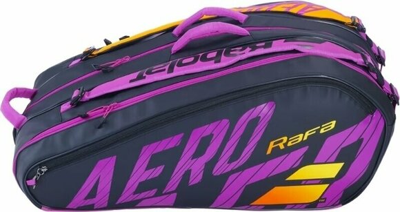 Tennis Bag Babolat Pure Aero Rafa RH X 12 Black/Orange/Purple Tennis Bag - 3