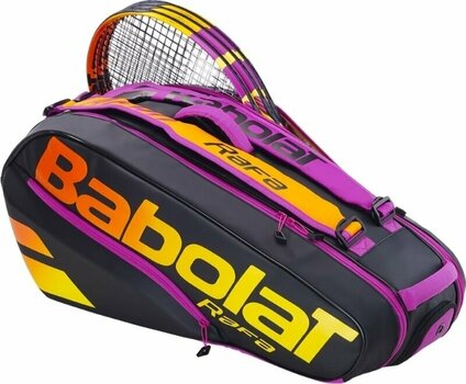 Tennistasche Babolat Pure Aero Rafa RH X 6 Black/Orange/Purple Tennistasche - 3