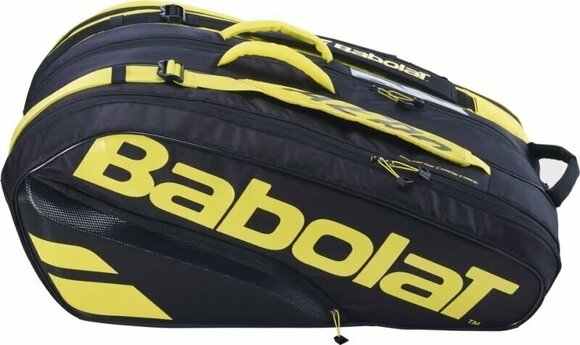 Tennis Bag Babolat Pure Aero RH X 12 Black/Yellow Tennis Bag - 2