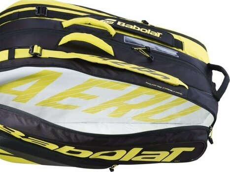 Тенис чанта Babolat Pure Aero RH X 12 Black/Yellow Тенис чанта - 4