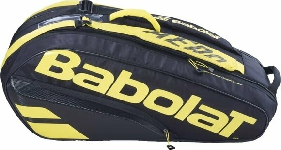 Tennis Bag Babolat Pure Aero RH X 6 Black/Yellow Tennis Bag - 2