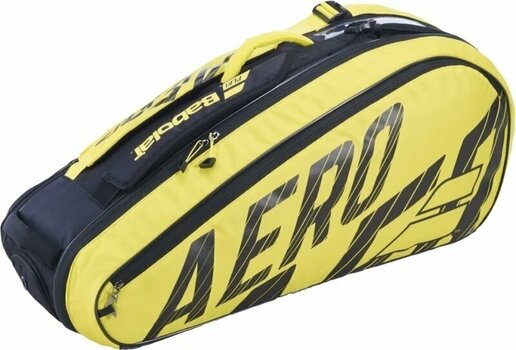 Tennis Bag Babolat Pure Aero RH X 6 Black/Yellow Tennis Bag - 3