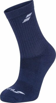 Socks Babolat 3 Pairs Pack White/Estate Blue/Grey 43-46 Socks - 3