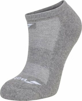Ponožky Babolat Invisible 3 Pairs Pack White/Estate Blue/Grey 35-38 Ponožky - 3